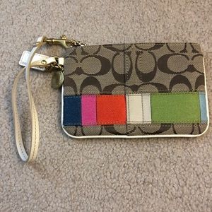 Coach Patchwork Wristlet